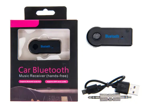 Bluetooth para Auto Entrada 3,5 mm Alcance 10 m