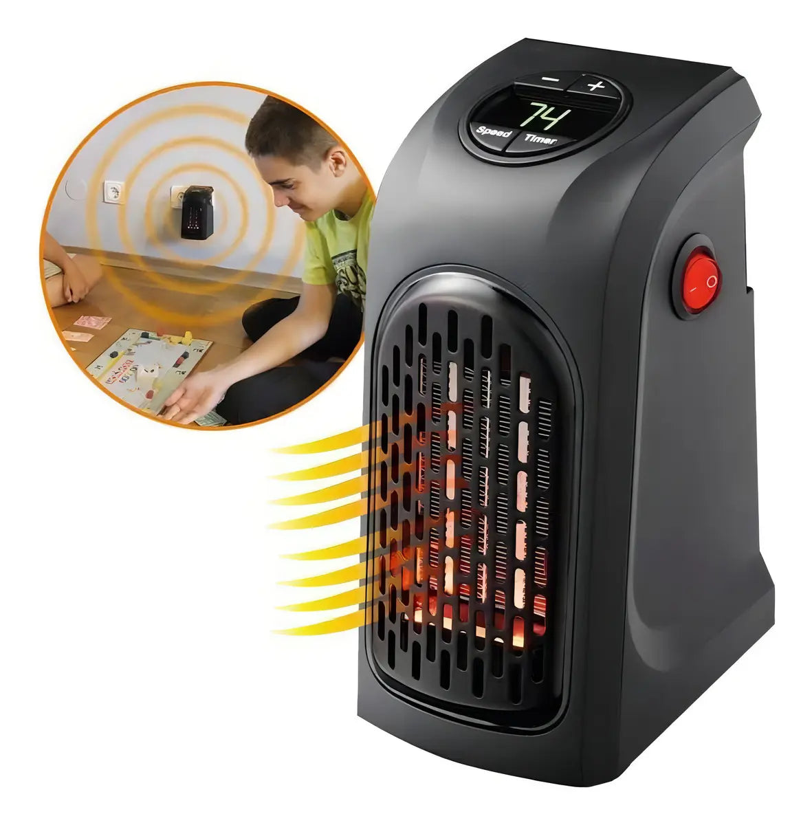 Calefactor Portatil Regulable