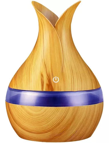 Difusor Aromatizador Vaporizador Humidificador Usb Luz Led