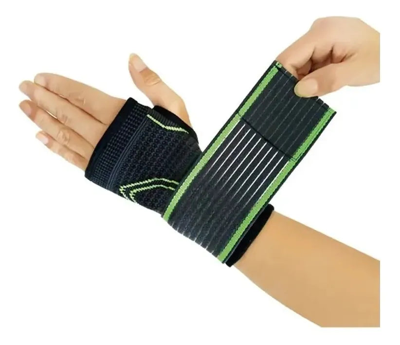 Muñequera Velcro Vendas Soporte Muñeca Tendinitis Deporte