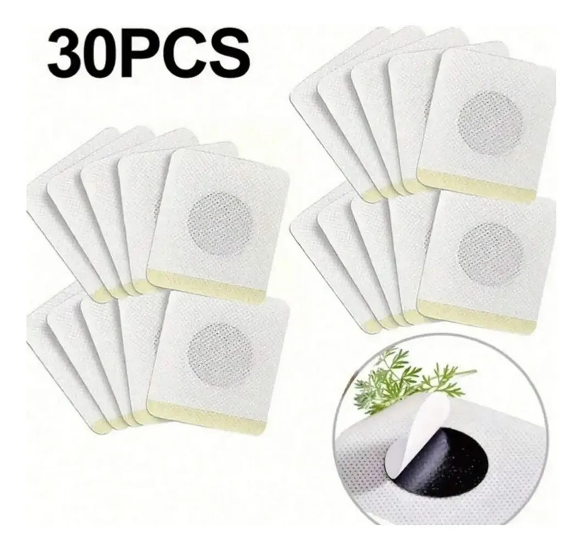 30 Piezas De Parches Corporal Hierbas Naturales Adelgazantes