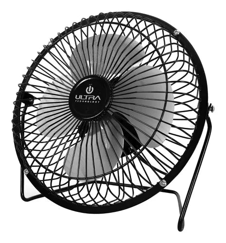 Ventilador Usb De Metal Oficina Hogar Escritorio