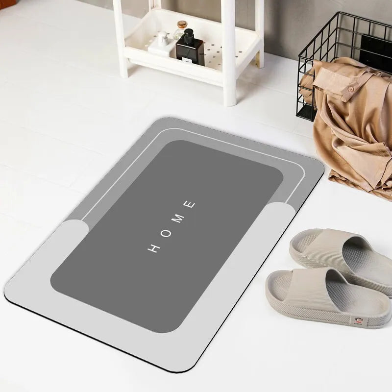 Alfombra De Baño Super Absorbente Antideslizante 60x40cm
