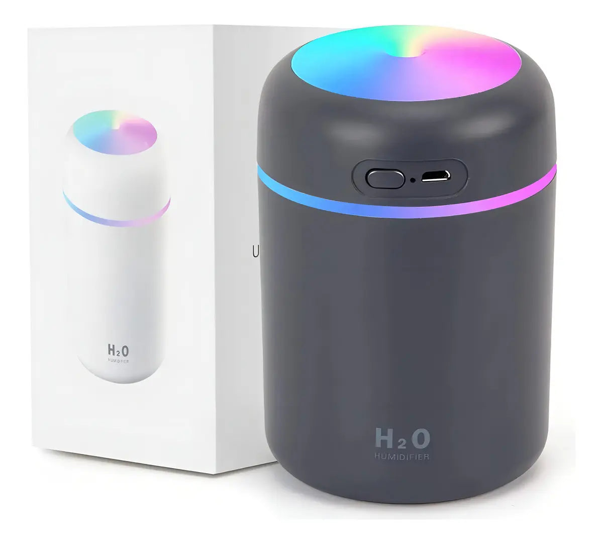 Humidificador Difusor De Aromas Vaporizador Usb Con Led Rgb