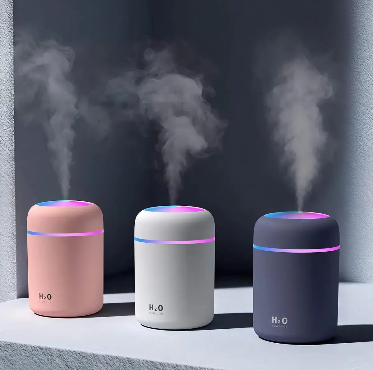 Humidificador Difusor De Aromas Vaporizador Usb Con Led Rgb
