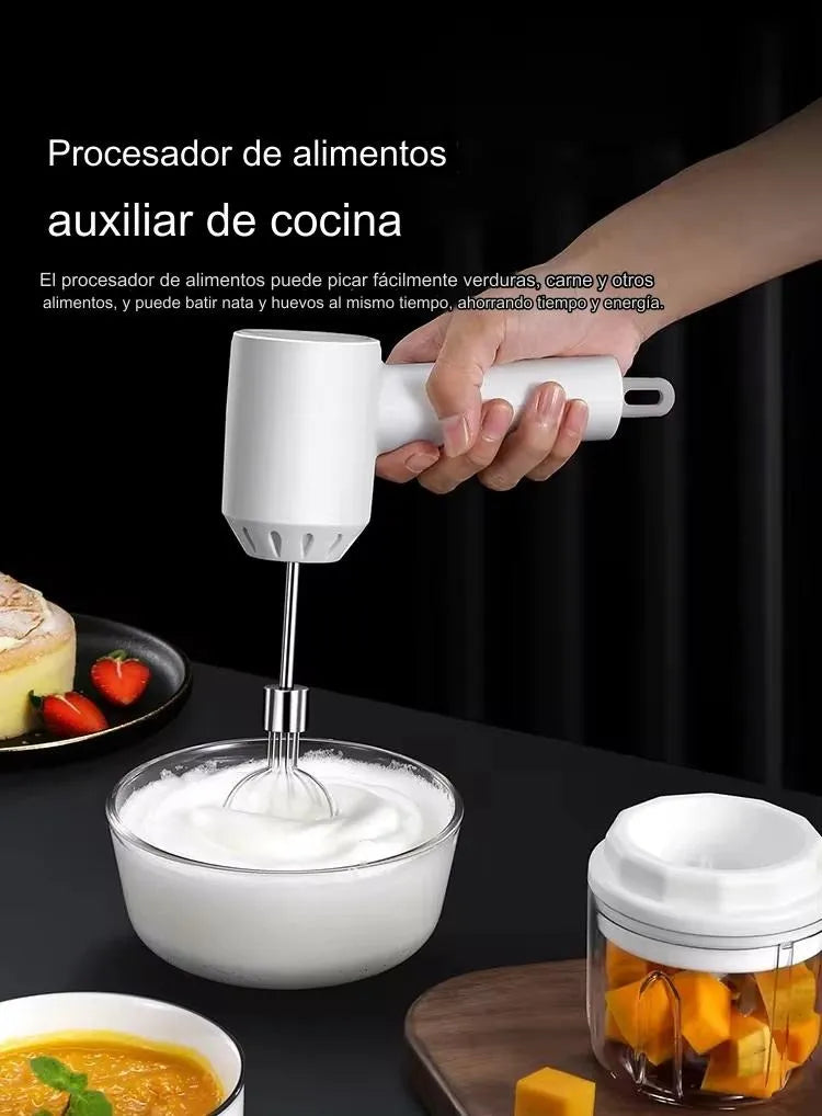 BATIDORA Y PICADORA INALAMBRICA 2EN1