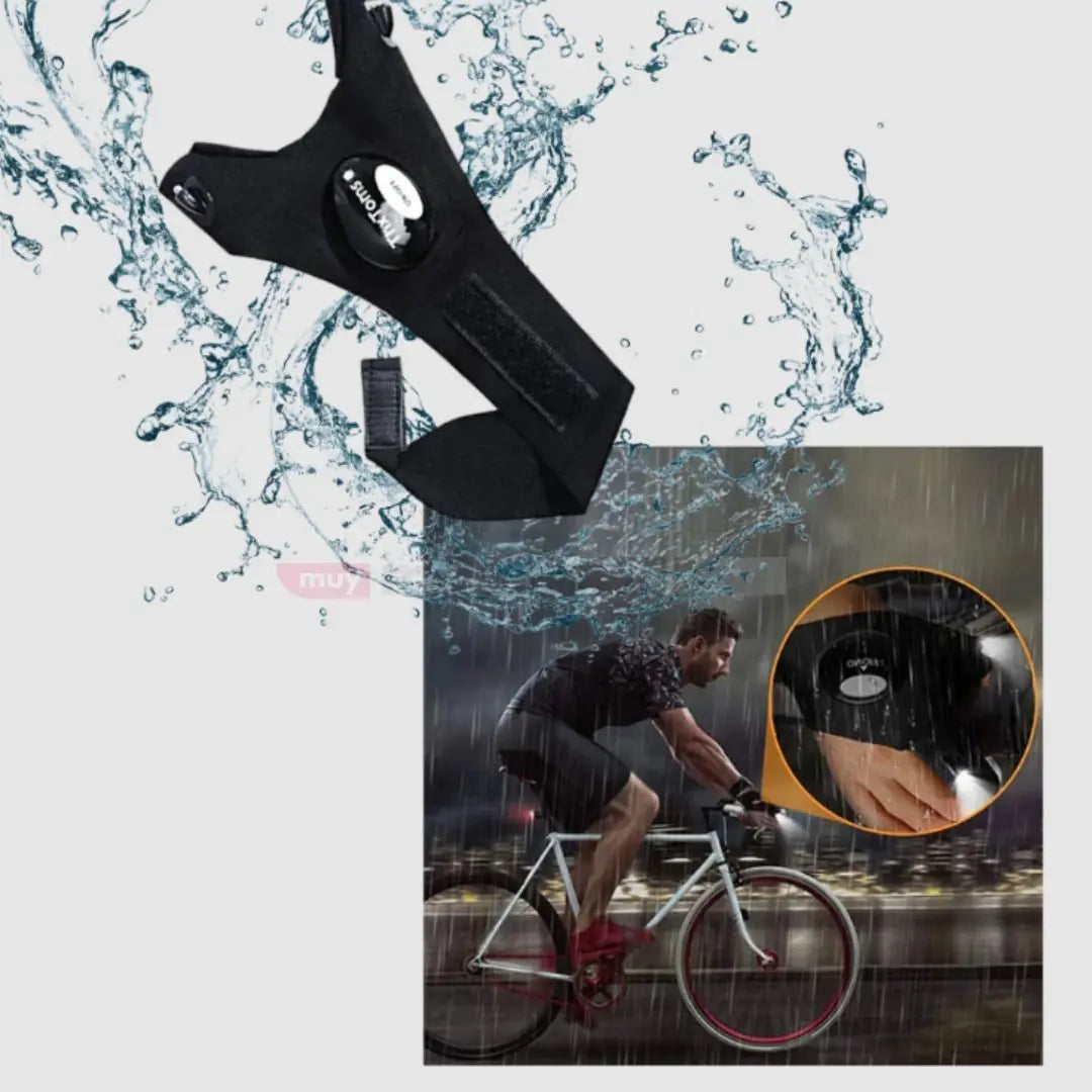 GUANTE CON LUZ LED IMPERMEABLE ,PARA PESCA ,MECANICA,DEPORTE ETC