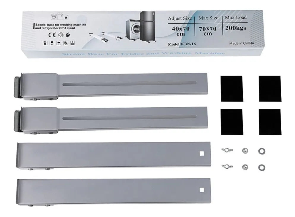 Base Ajustable Con Ruedas Para Heladera Lavarropas 200kg